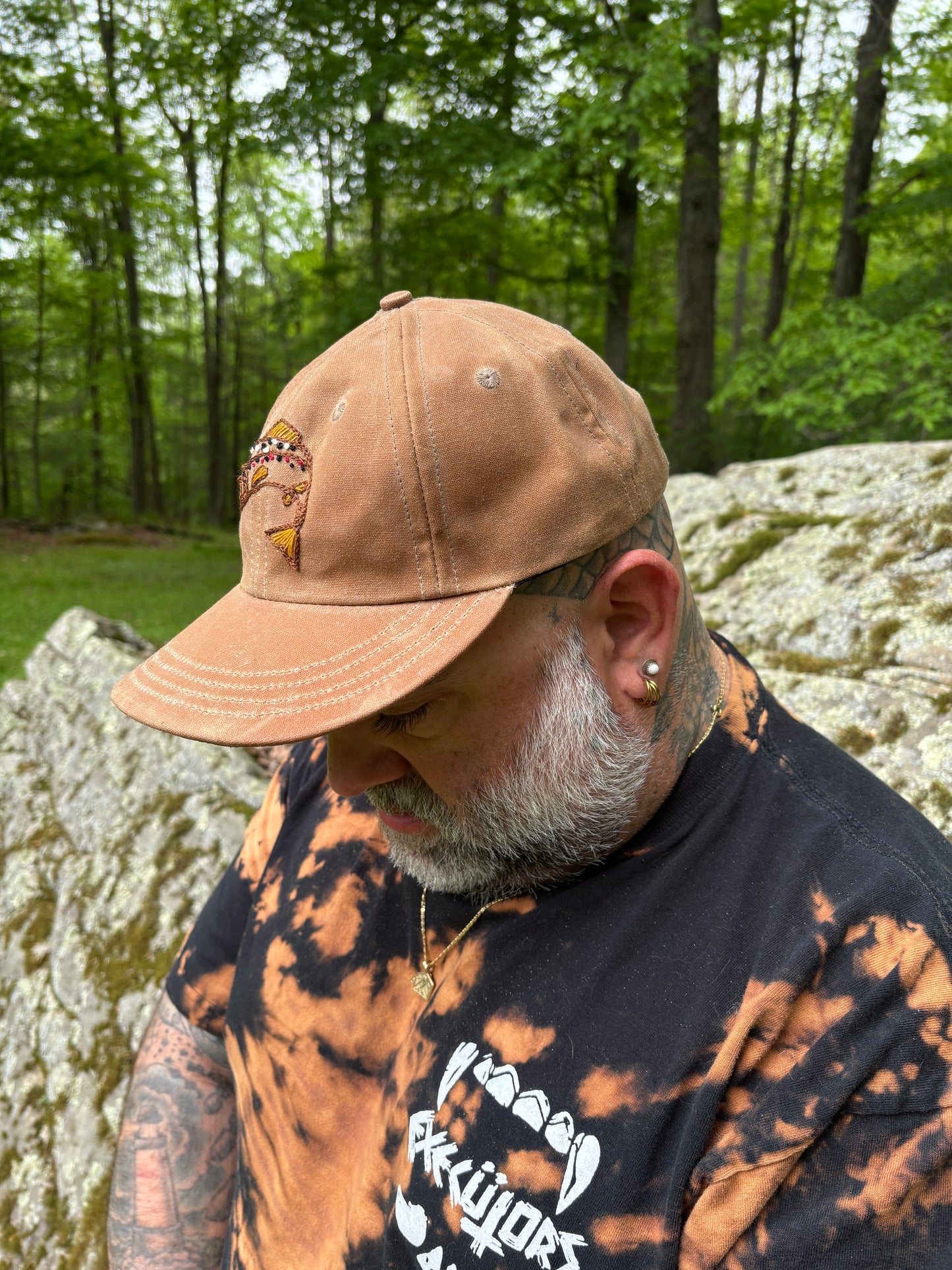 Brown Trout Waxed Cotton Hat