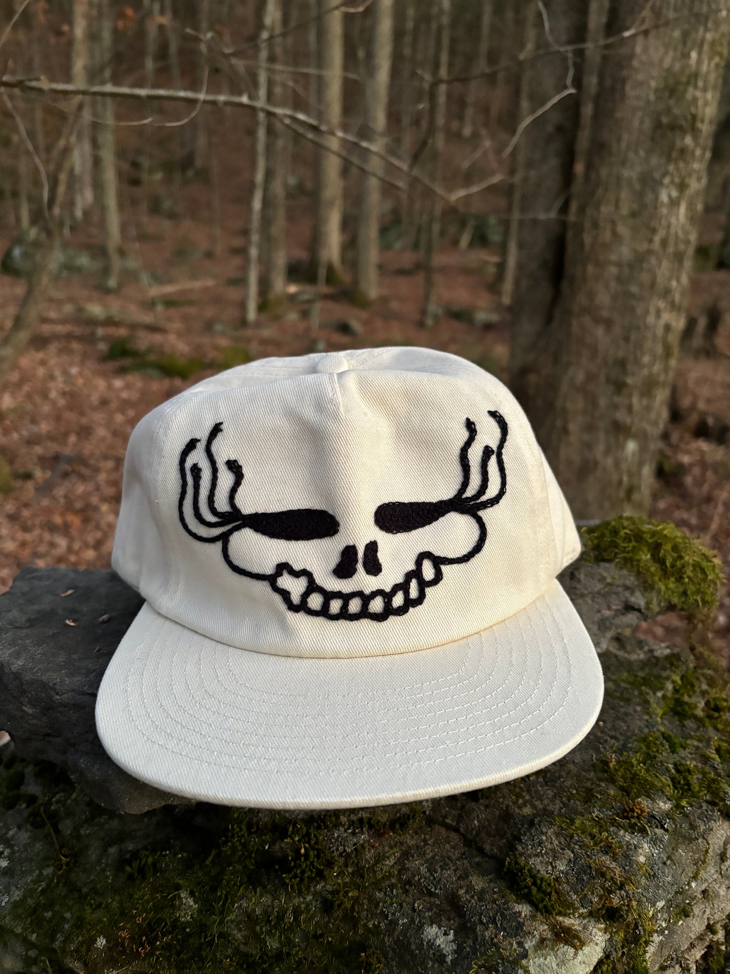 Cotton Twill Hat with Stealie Embroidery